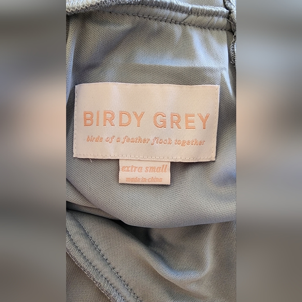 Birdy Grey Blue Mesh Elsye Bridesmaid Gown - Picture 10 of 12